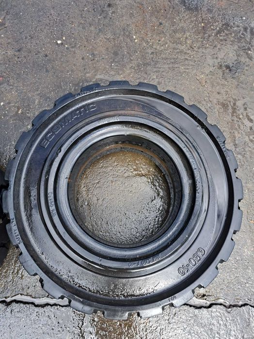 Opona pełna Ecomatic 6.50-10 do wózka widłowego - używana