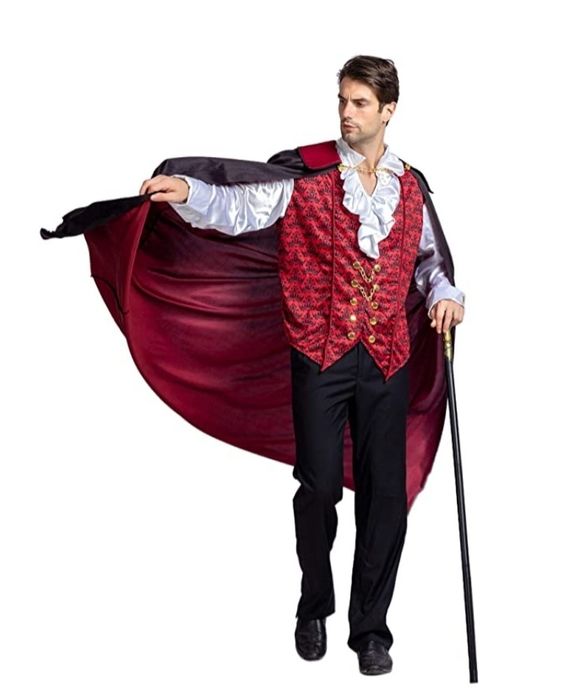 Wampir cosplay.przebranie strój na halloween.rozmiar M.