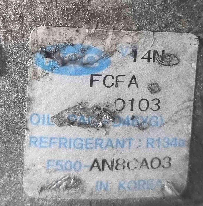 Compressor Ar Condicionado E500-AN8CA03 - KIA CEE'D Hatchback
