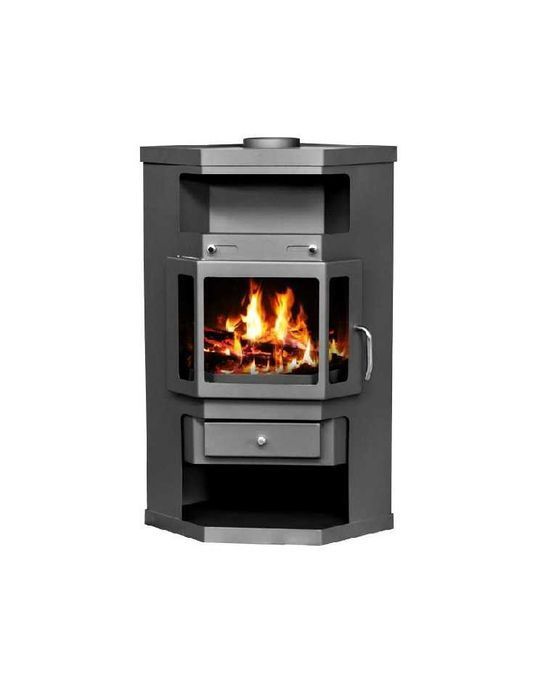 Kominek piec narożny na drewno Victoria Panama 9 kW