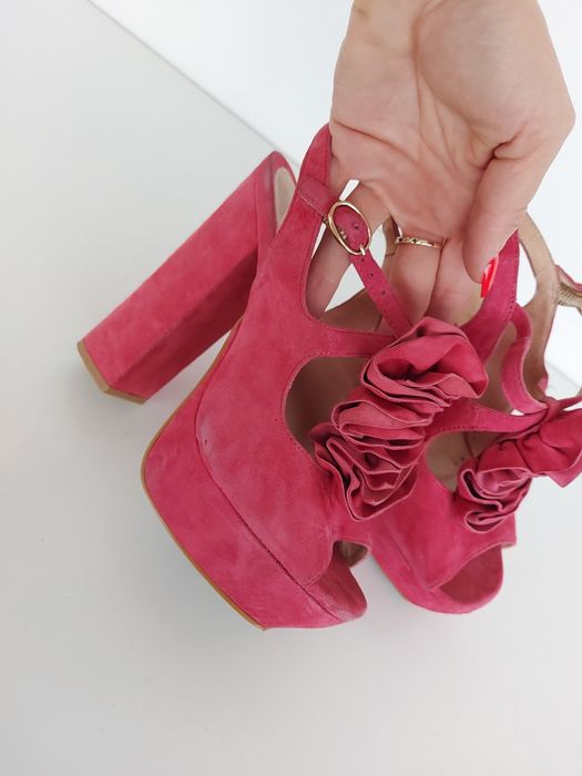 Buty sandały skórzane Office London w rozmiarze 36