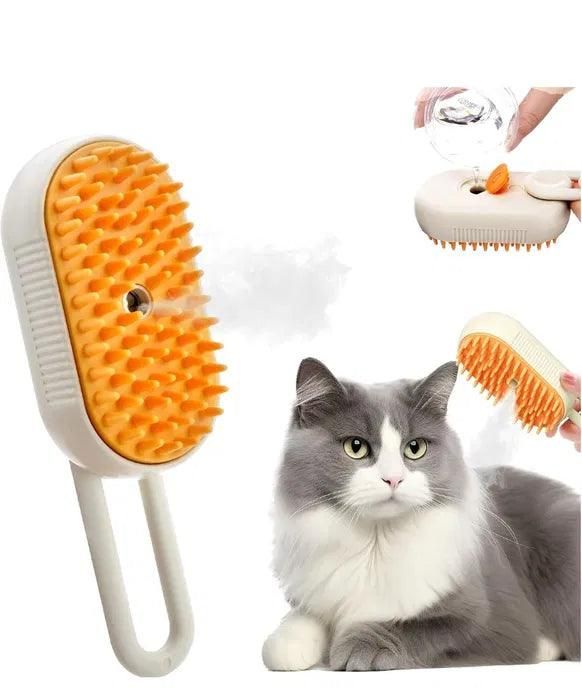 Escova de vapor para gatos