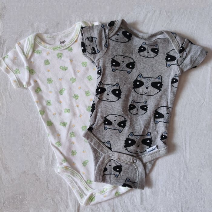 Body niemowlęce, raz założone. 0-1m