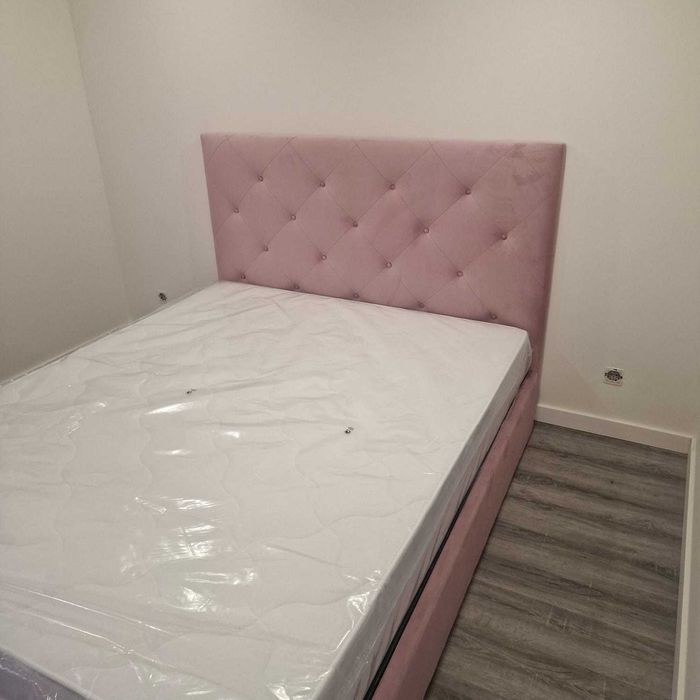 Camas de Casal Estofadas de Luxo 199€ Disp. em Várias Cores! 190x140m!