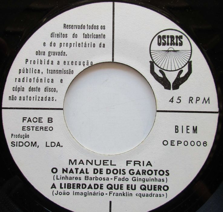 Luiz Rego   +   Manuel Fria - - - - - 2 discos