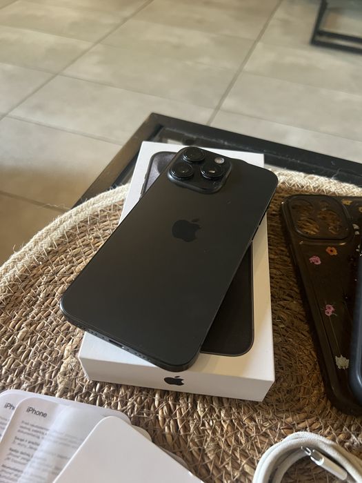 Iphone 15 pro max 256 gb black titanum