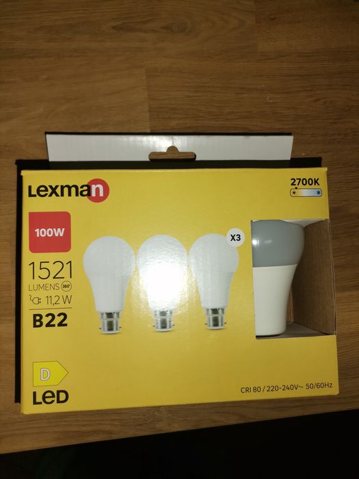 Lampadas Lexman 100w