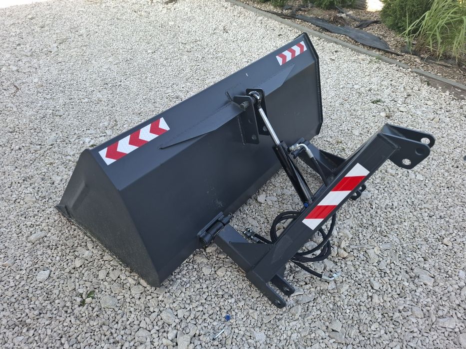 Łyżka z kiprem hydraulicznym na TUZ przód/tył  Łycha z silownikiem hydraulicznym