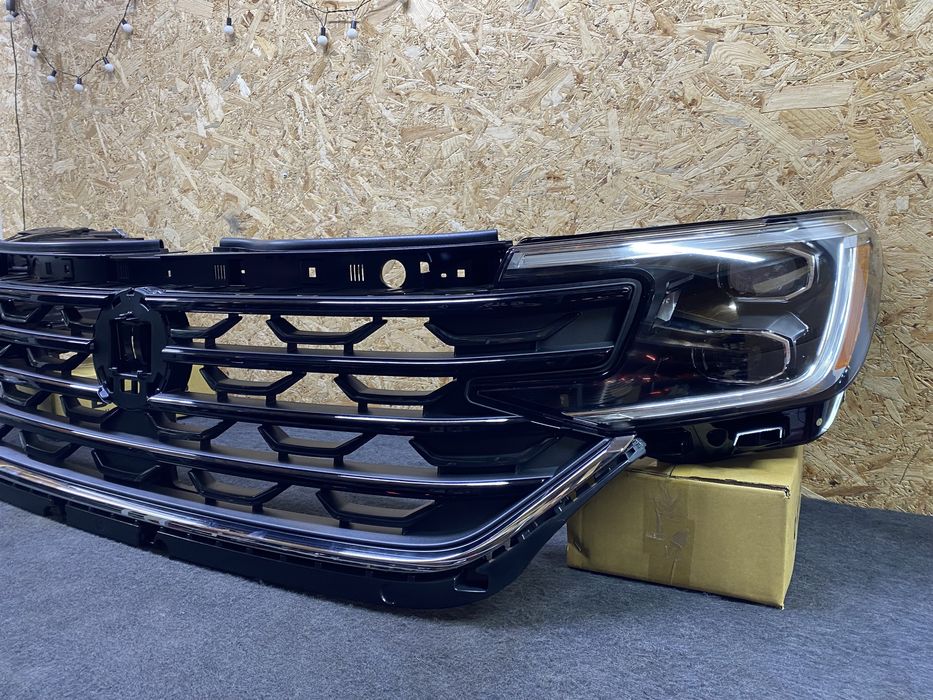 Vw Atlas 2024 usa led iq rline ришотка радиатра фара 3cm