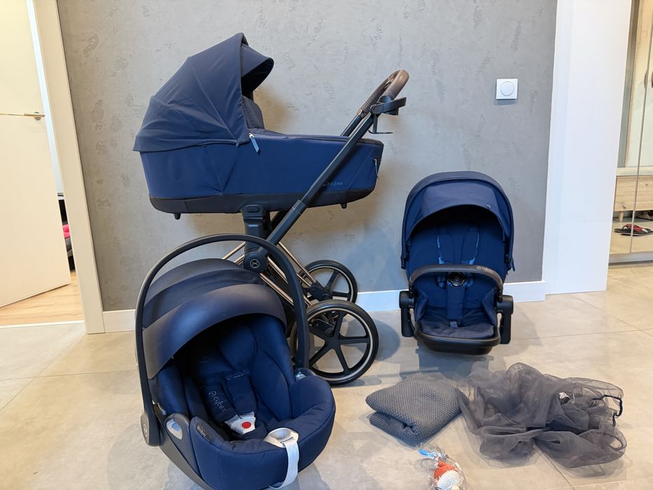 Cybex Priam 4.0 3w1 Granat / Rose Gold