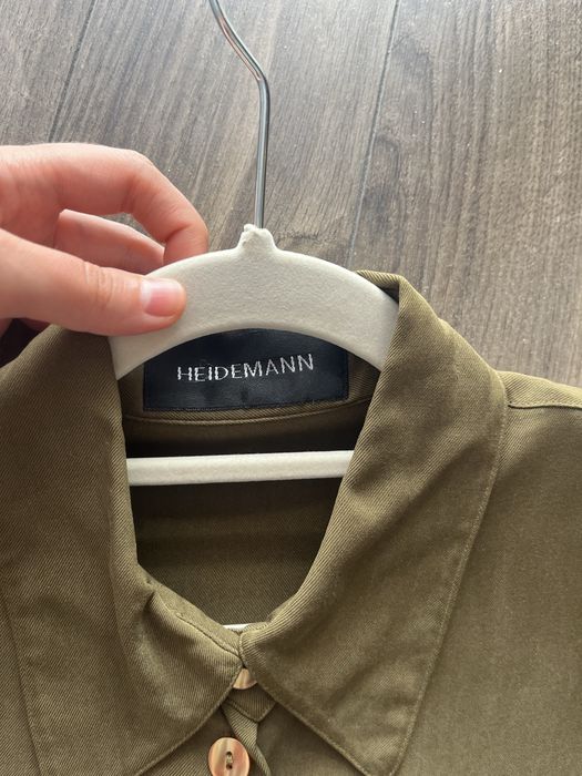 Koszula khaki 100% jedwab