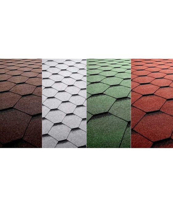Gont Bitumiczny Hexagonal plaster miodu dostępny od ręki, wysyłka 48h