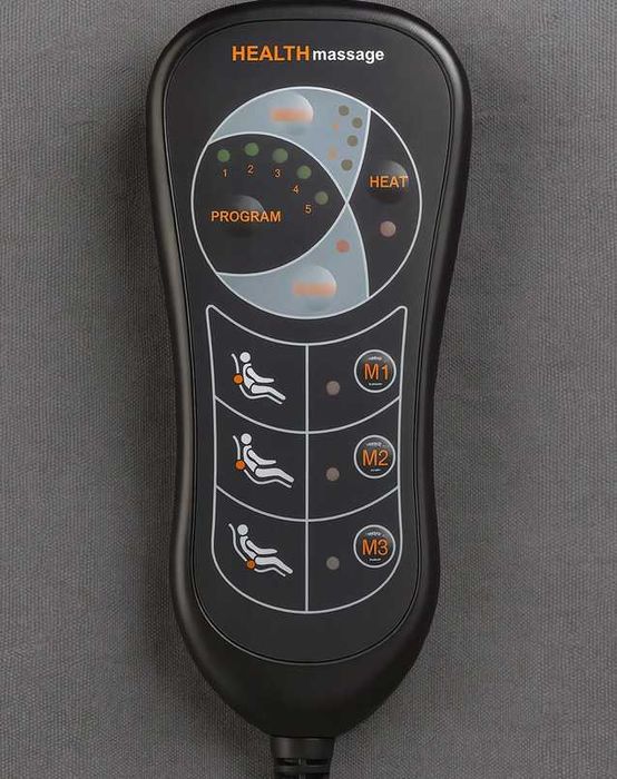 Mata masująca, materac podgrzewana z pilotem