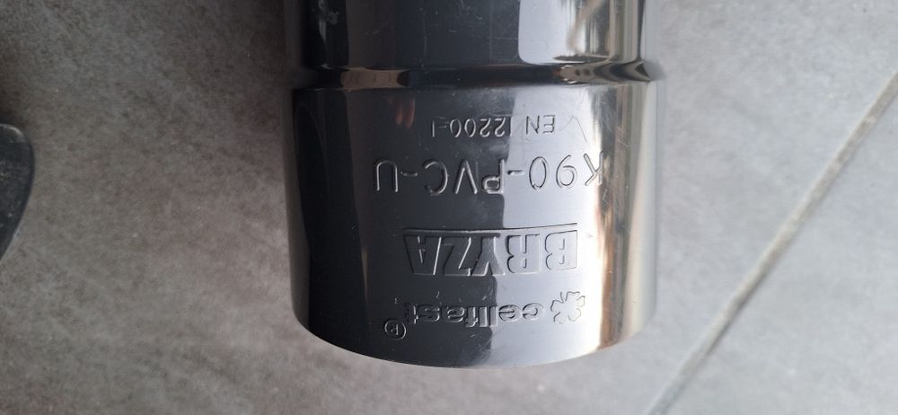 Kolano Bryza srednica 90 mm Grafit RAL  7021