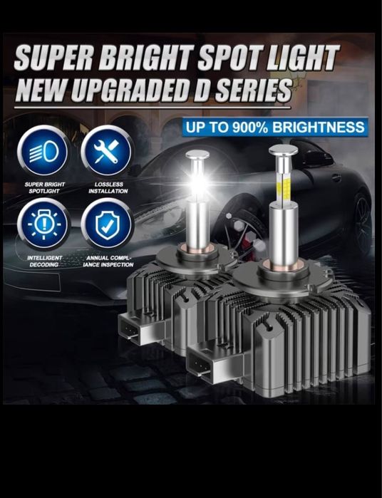 LED лампы D1S / D1R Bullivision замена ксенона