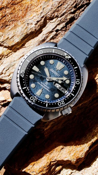 Seiko Prospex Turtle Manta Ray SRPF77 Save the Ocean