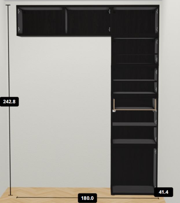 IKEA Besta regał półka zabudowa szafka