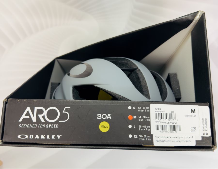 Шолом Oakley Aro5 матово сірий розмір M