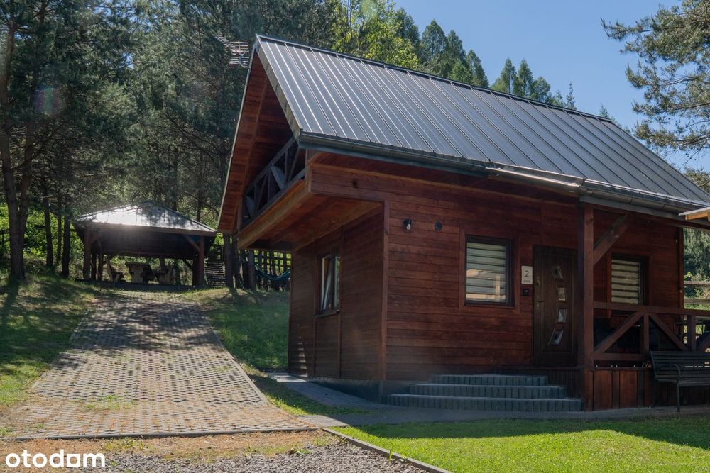Dwa całoroczne domki w Jacni, gotowy biznes na Roztoczu