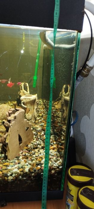 Акваріум б/у на 140 л + лампа