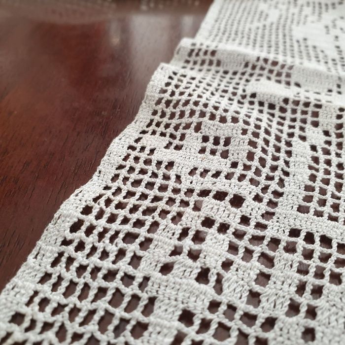 Renda de ponta/cortinado 3,72m