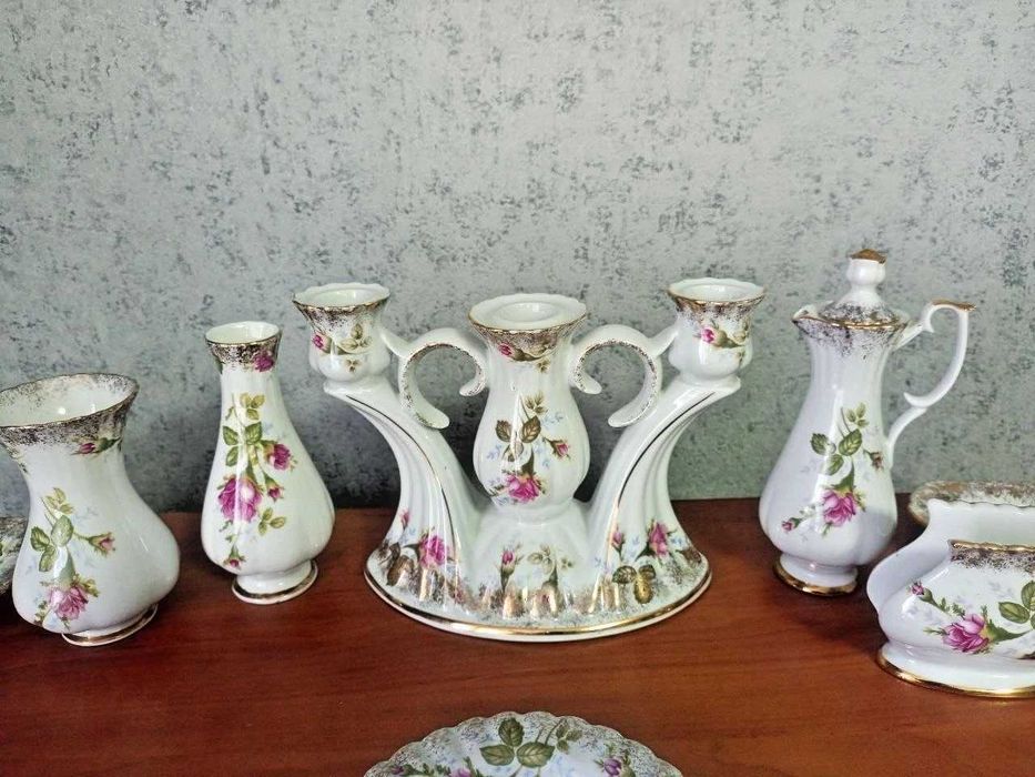 Вінтажний порцеляновий набір Chodzież “Iwona” (8 предметів) | Польща