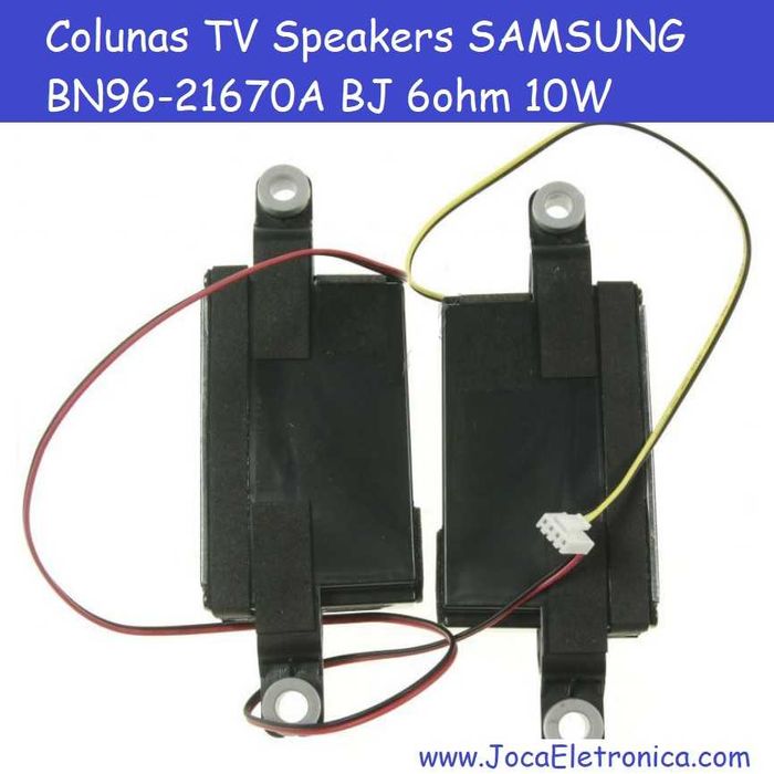 Colunas TV Speakers SAMSUNG BN96 - 2167OA BJ 6ohm 10W