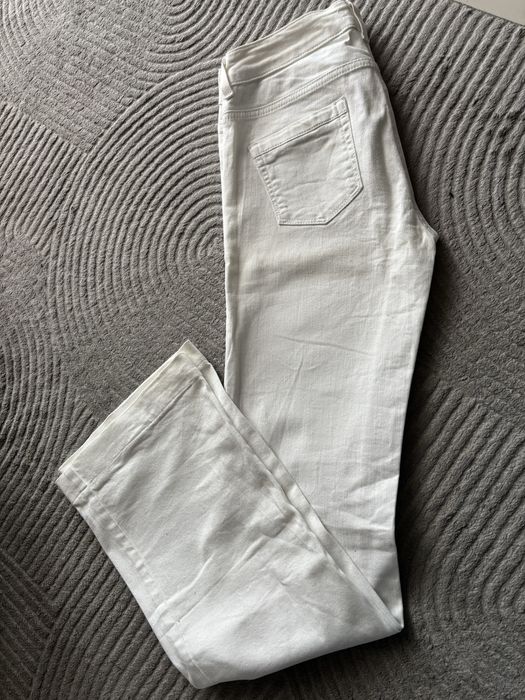 Jeansy dzinsy biale zara 38