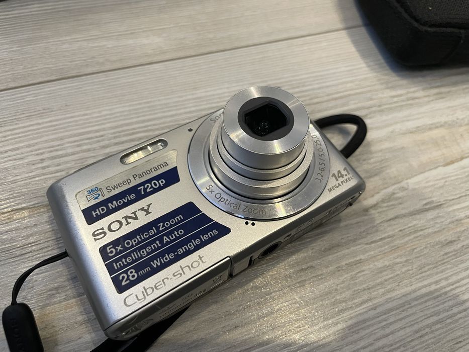 Aparat cyfrowy Sony Cyber-shot DSC-W620 pudełko ładowarka bateria