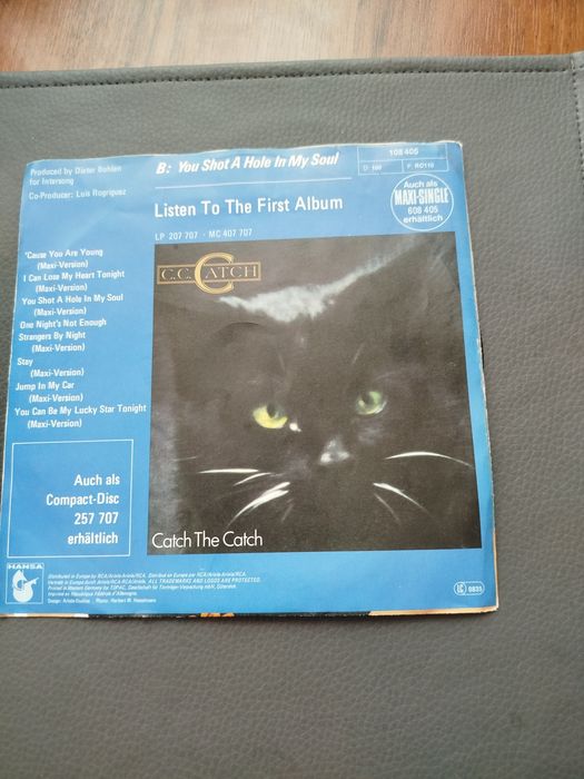 2 single winylowe c.c.catch