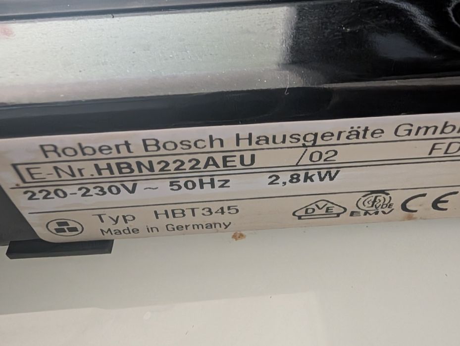 Forno eléctrico Bosh