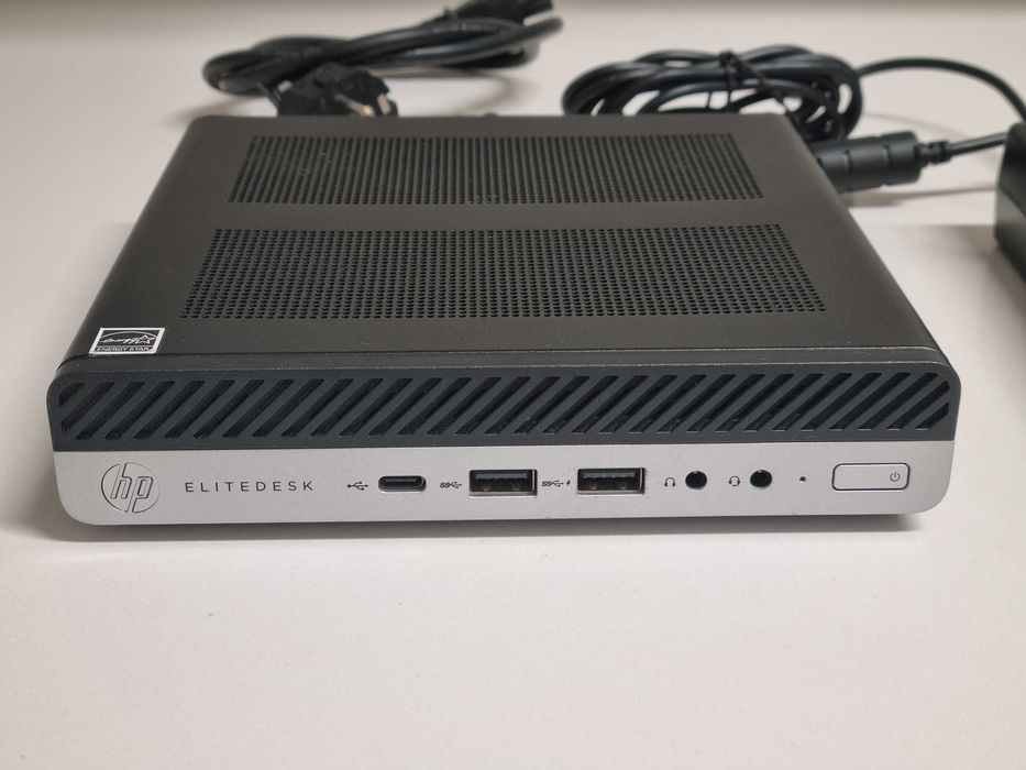 HP EliteDesk Mini 705 G4 - AMD + 8GB + 256GB - mini pc, como novo e revisto