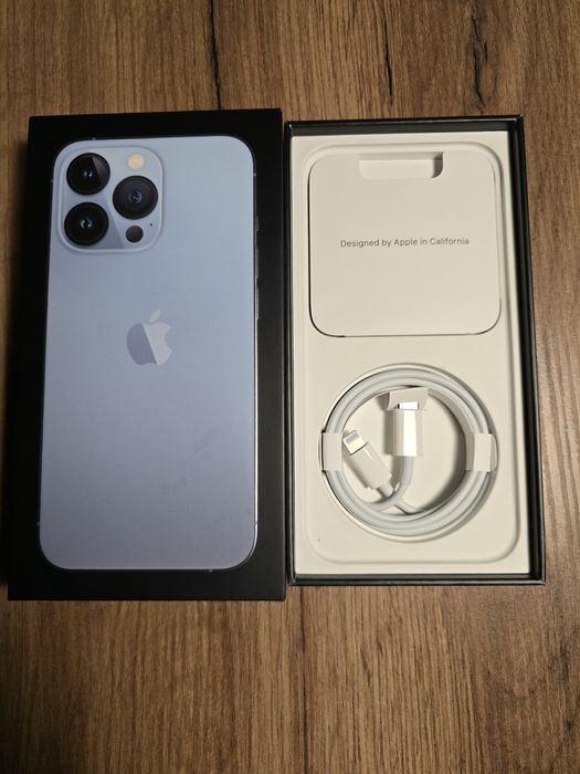 iPhone 13 pro 128GB Sierra Blue + akcesoria