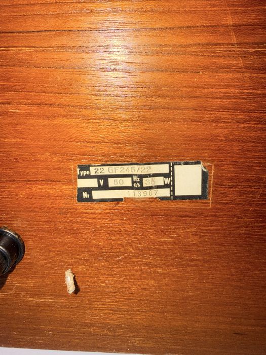 Giradiscos Philips Antigo 22 GF245/22