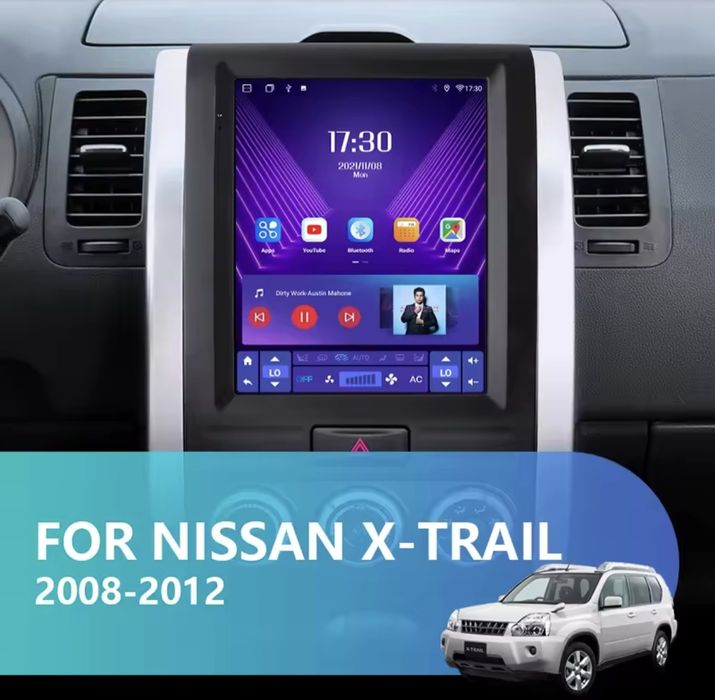 ‼️ Nissan X-TRAIL T31 ‼️Tesla Android магнітола 8/128GB Carplay DSP 4G