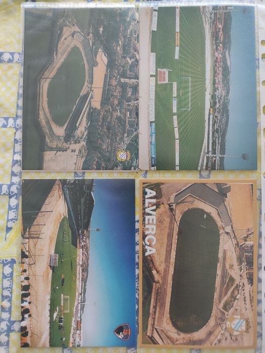5 postais do estádio do Alverca