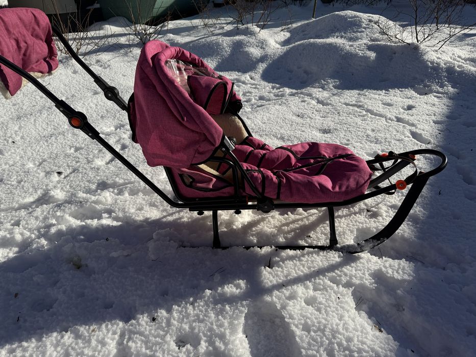 Санки дитячі з теплим конвертом