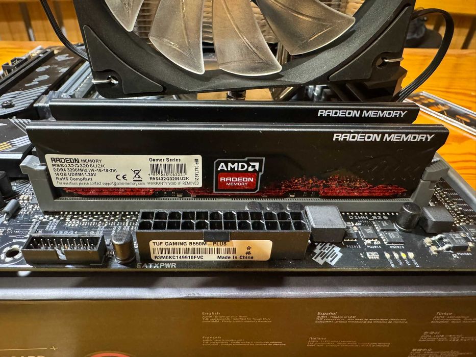 Ігровий комплект: Asus B550M + AMD Ryzen 5 5600X + 32GB DDR4