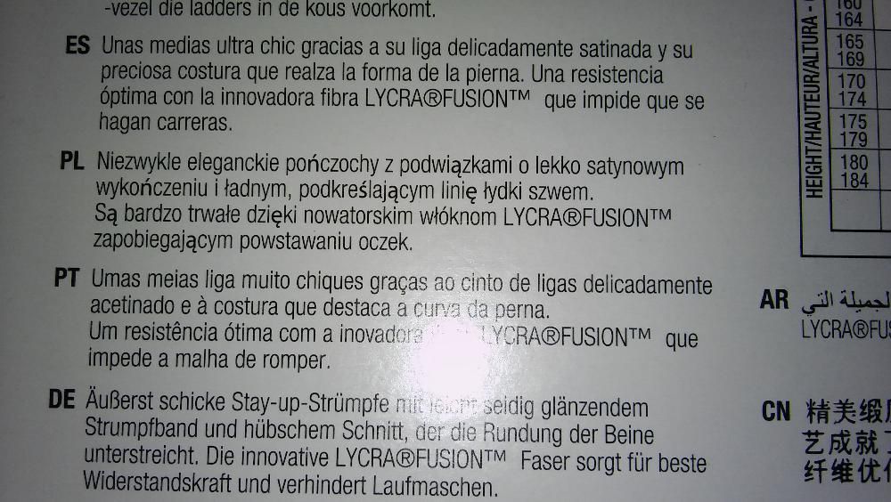 Pończochy ślubne ETAM
