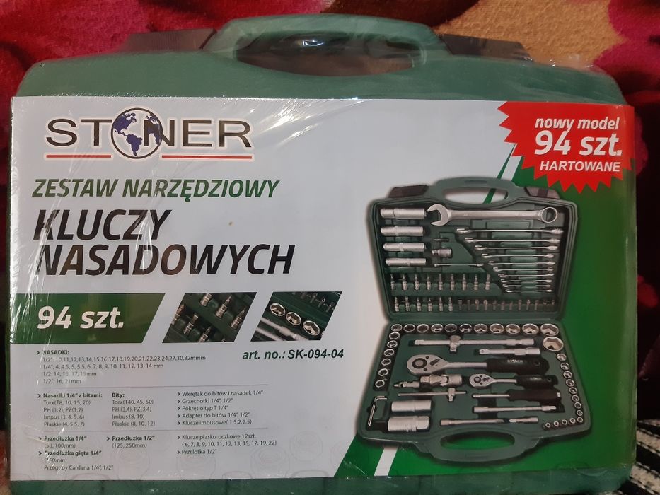 Польский набор инструментов головок рожково-накидных ключей.Stoner-94.