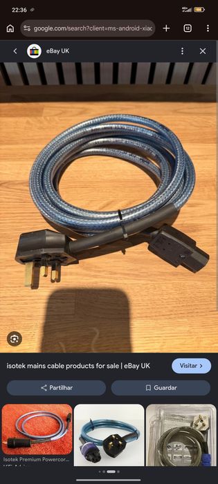 Condicionador de rede Isotek Vision G2  Isotek MiniSub G2 com cabo Isotek  PayPal buyer protection
