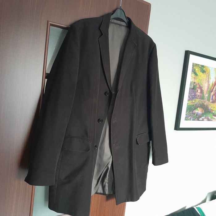 Płaszcz męski ciemnooliwkowy Angelo Litrico Rozmiar 56 Stan idealny