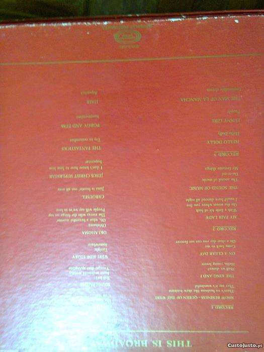 Sucessos da Broadwey, caixa com 3 discos, vinil