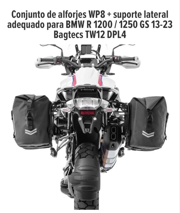 Malas e suportes BMW GS 1200-1250 de 2013 a 2023