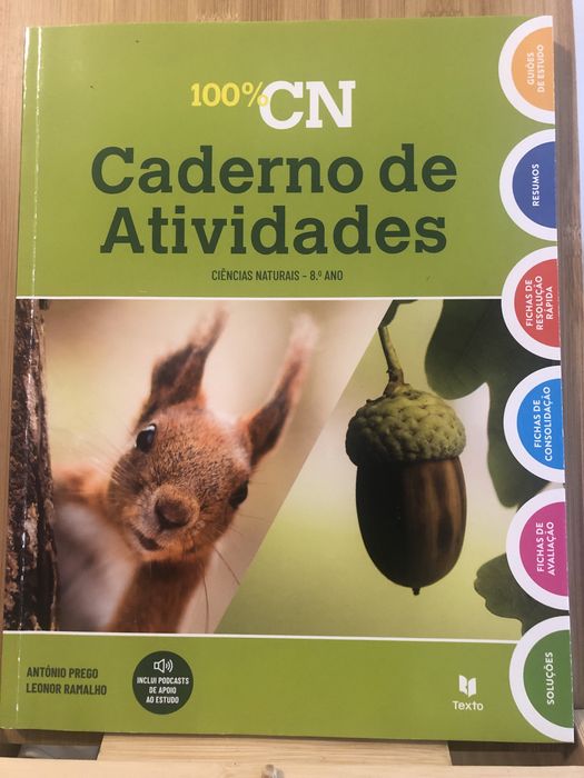 Caderno de atividades 100%CN 8.ºano