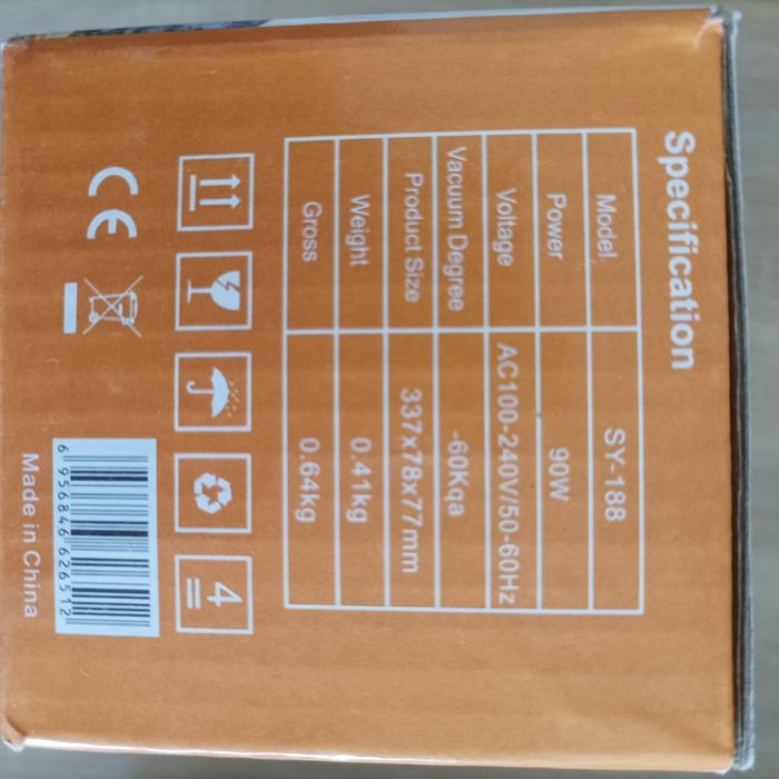 Вакуматор Вакуумный упаковщик для еды