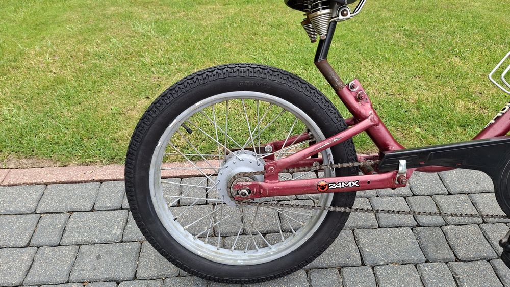 Rower typu Chopper samoróbka