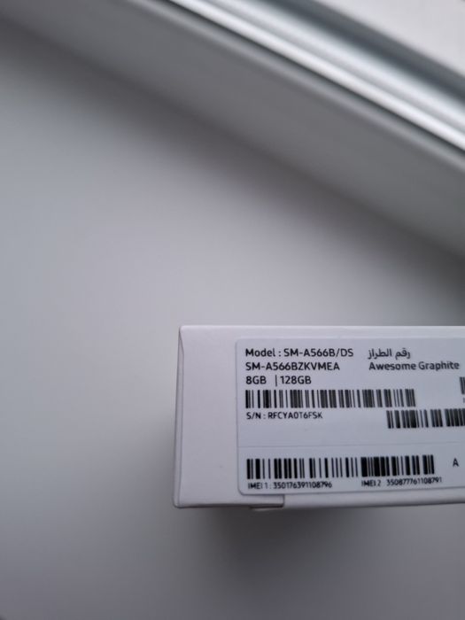 Samsung A56 5G  8/128 graphite.