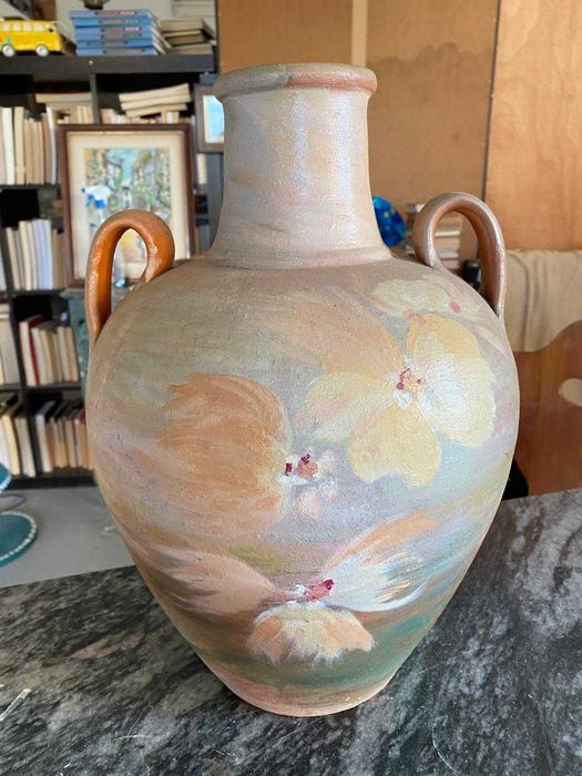 Bilha de Barro pintada à mão