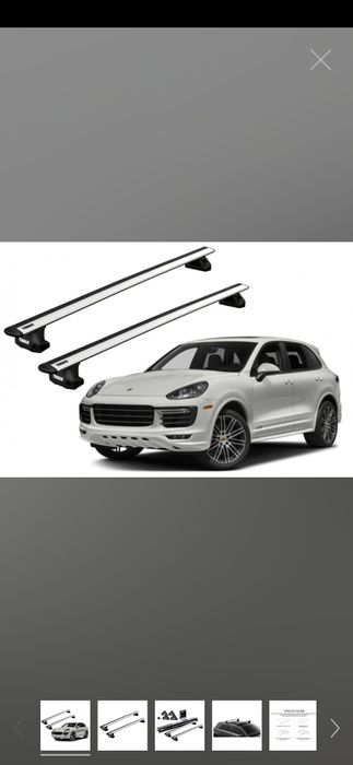 Barras tejadilho Porsche Cayenne 2010/2018